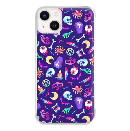 Horroriffic Halloween Pattern Phone Case