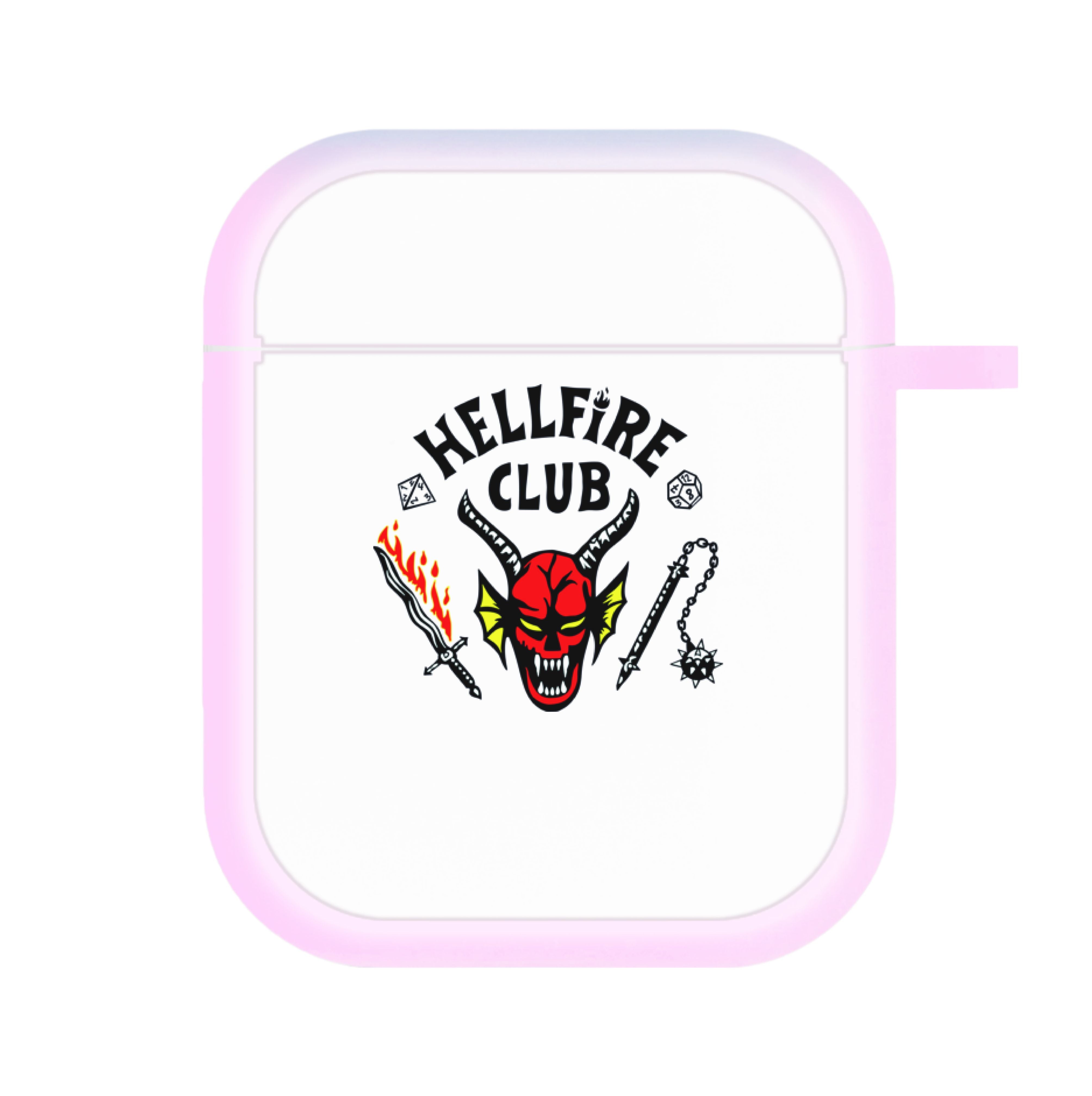 Hellfire Logo - White AirPods Case