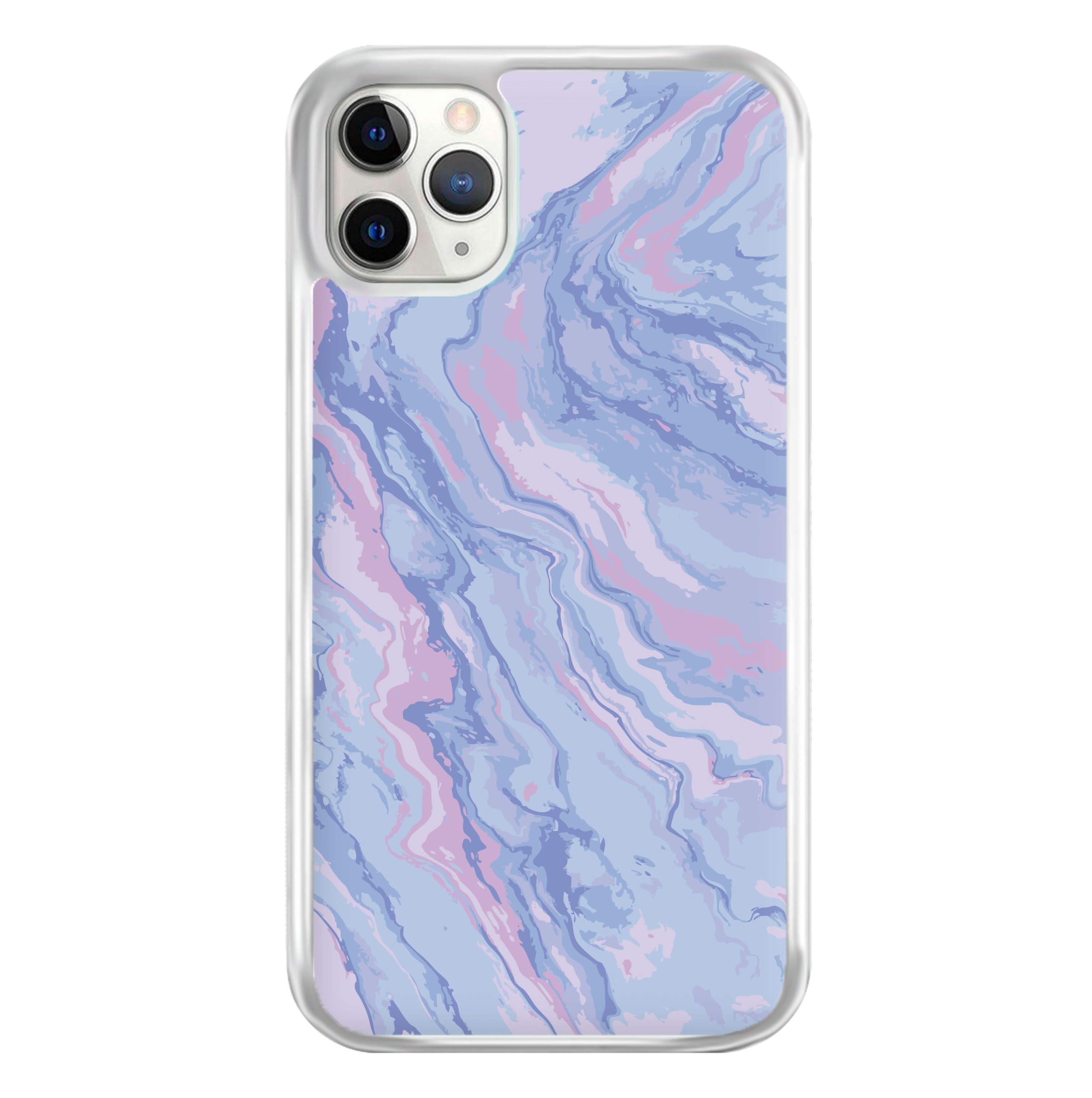 Purple Cloudy Marble Phone Case