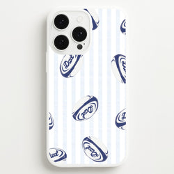 Dad Rugby Ball Pattern iPhone 13 Pro Case