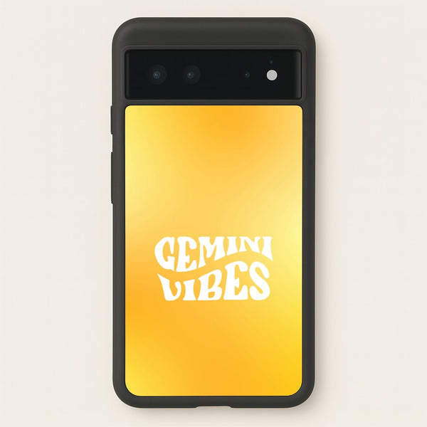 Gemini Vibes Gradient Zodiac Google Pixel 6 Case