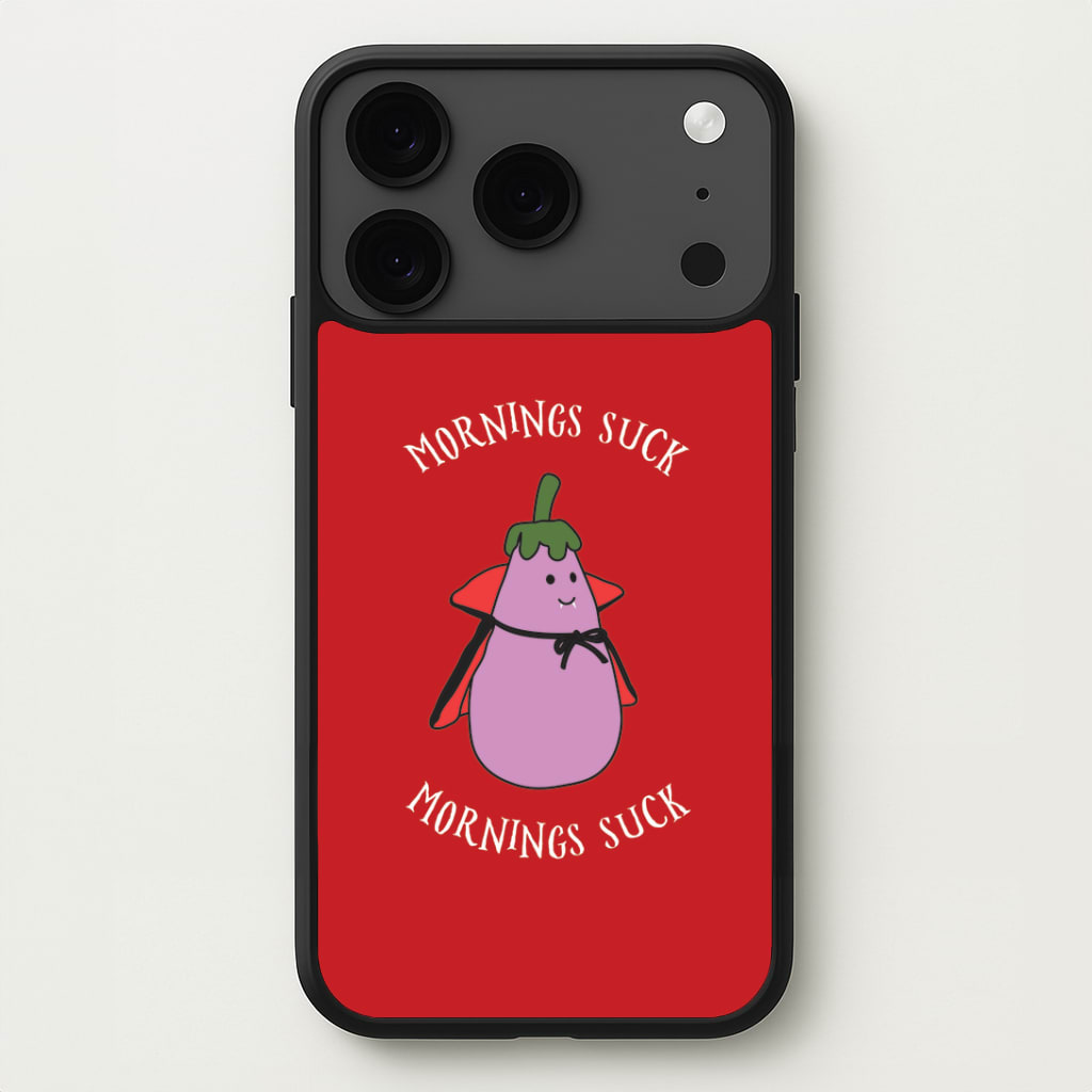 Mornings Suck Plush - Halloween iPhone 17 Pro Max Case