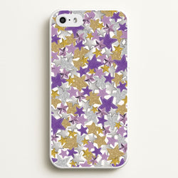 Mauve Stars Collage  iPhone 5 / 5s / SE 2016 Case