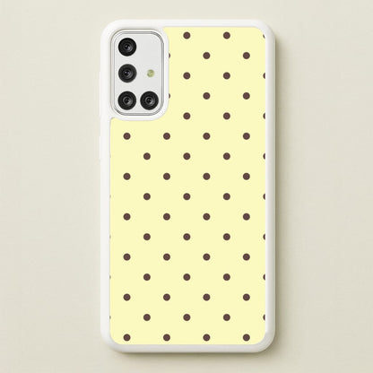 Vanilla & Chocolate Polka Dots Galaxy A71 Case