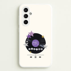 Amethyst Vinyl Scrapbook Galaxy A14 Case