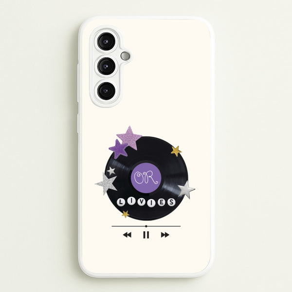 Amethyst Vinyl Scrapbook Galaxy A14 Case