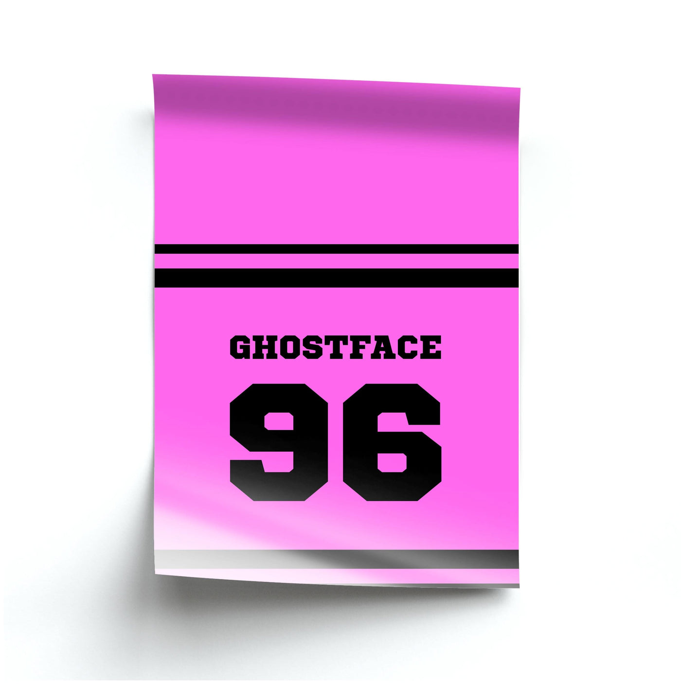 Ghostface 96 Pink Poster