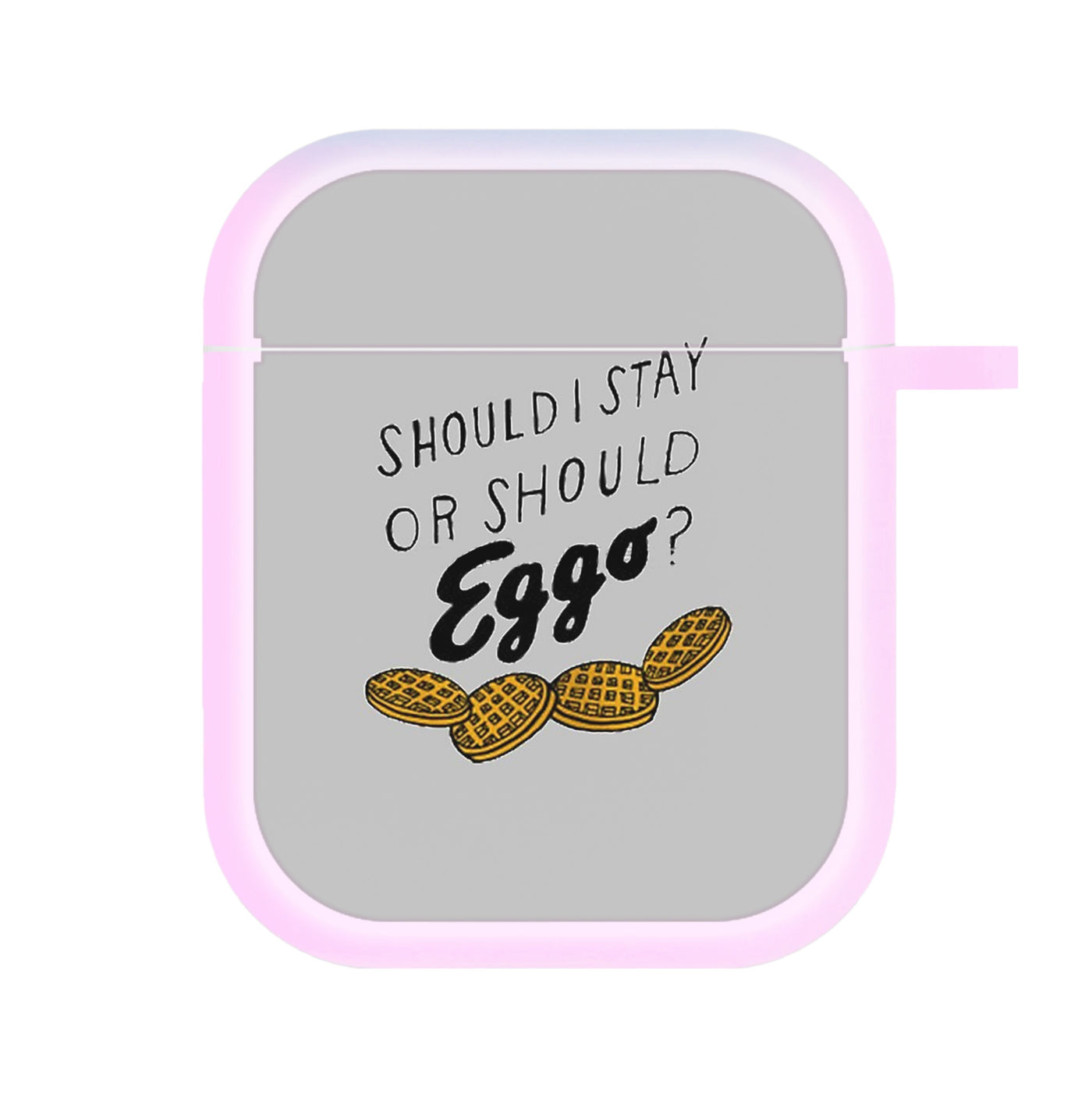 Should I Stay Or Should I Eggo - Stranger Things AirPods Case