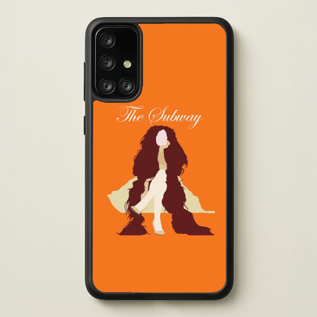 Subway Orange Galaxy A71 Case
