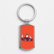 Peace Out Luxury Keyring 1