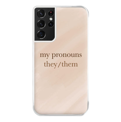 They & Them - Pronouns Phone Case