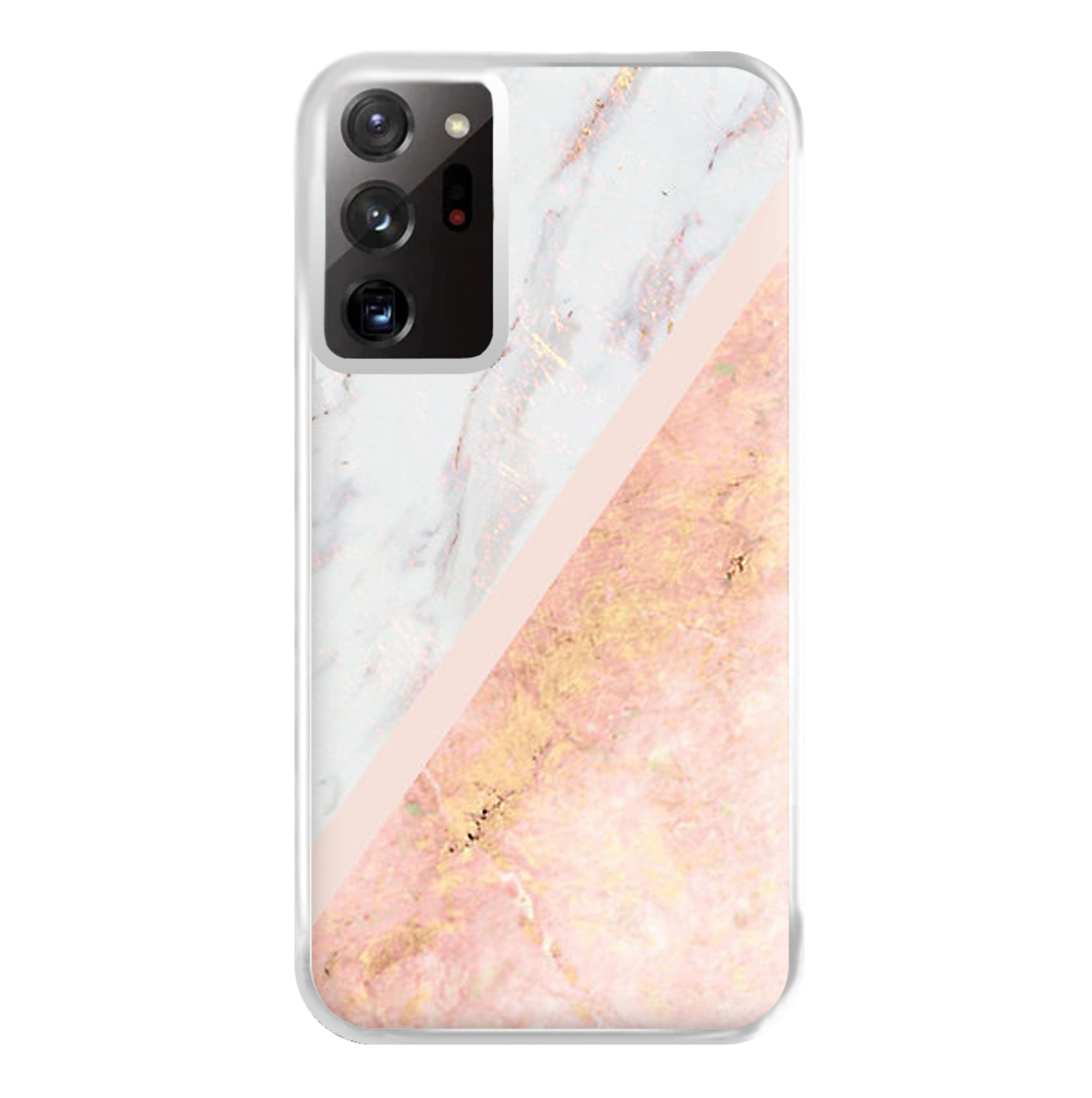 Marble and Rose Gold Phone Case