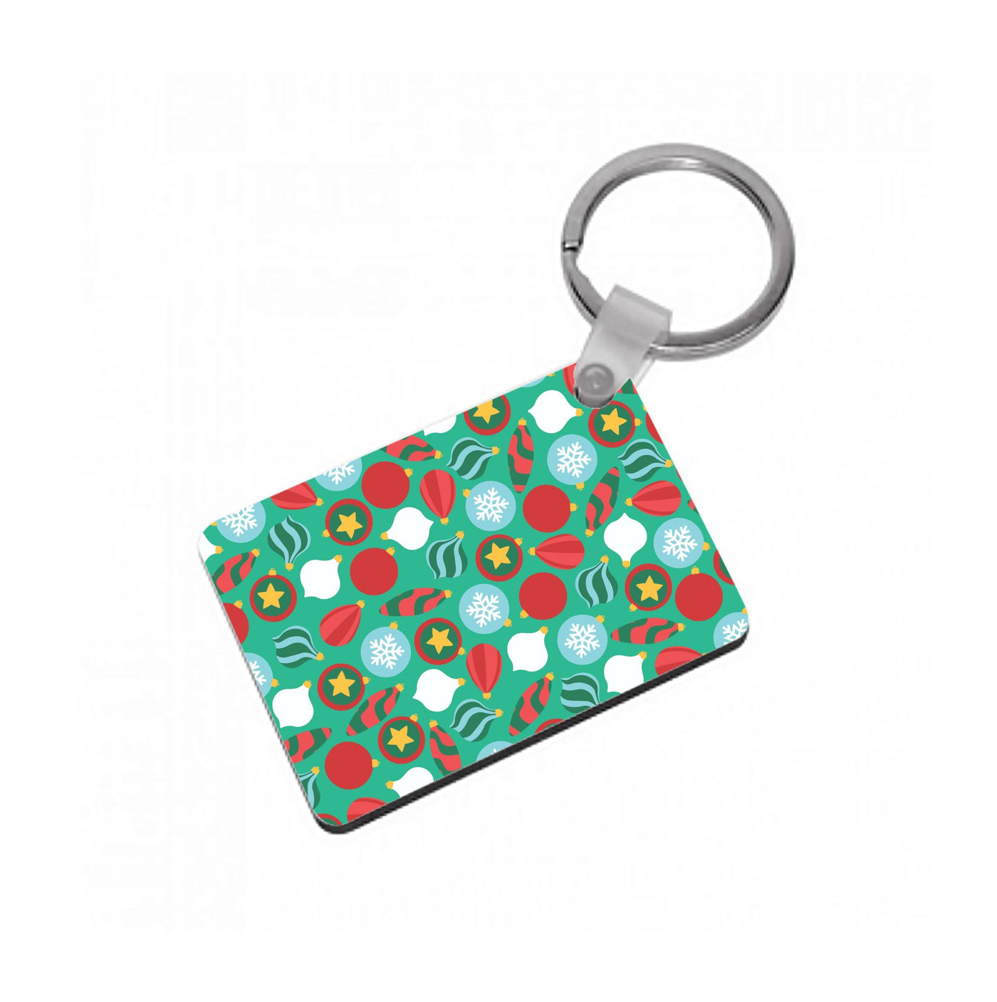 Bauble Pattern Keyring