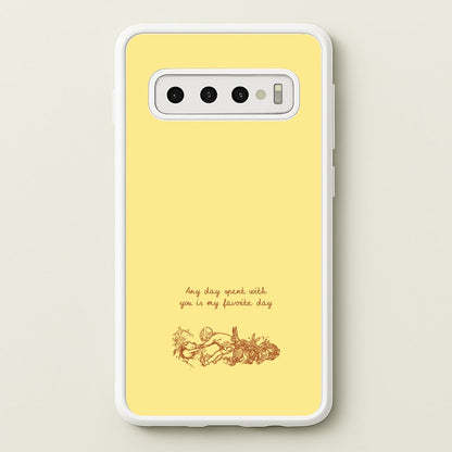 Any Day Spent With You Galaxy S10 Plus Case