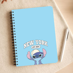 New York Blue Alien Notepad
