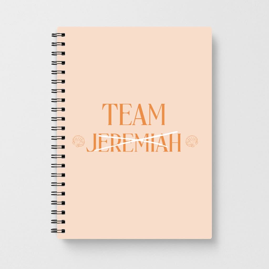 Seashells Team Jeremiah Notebook