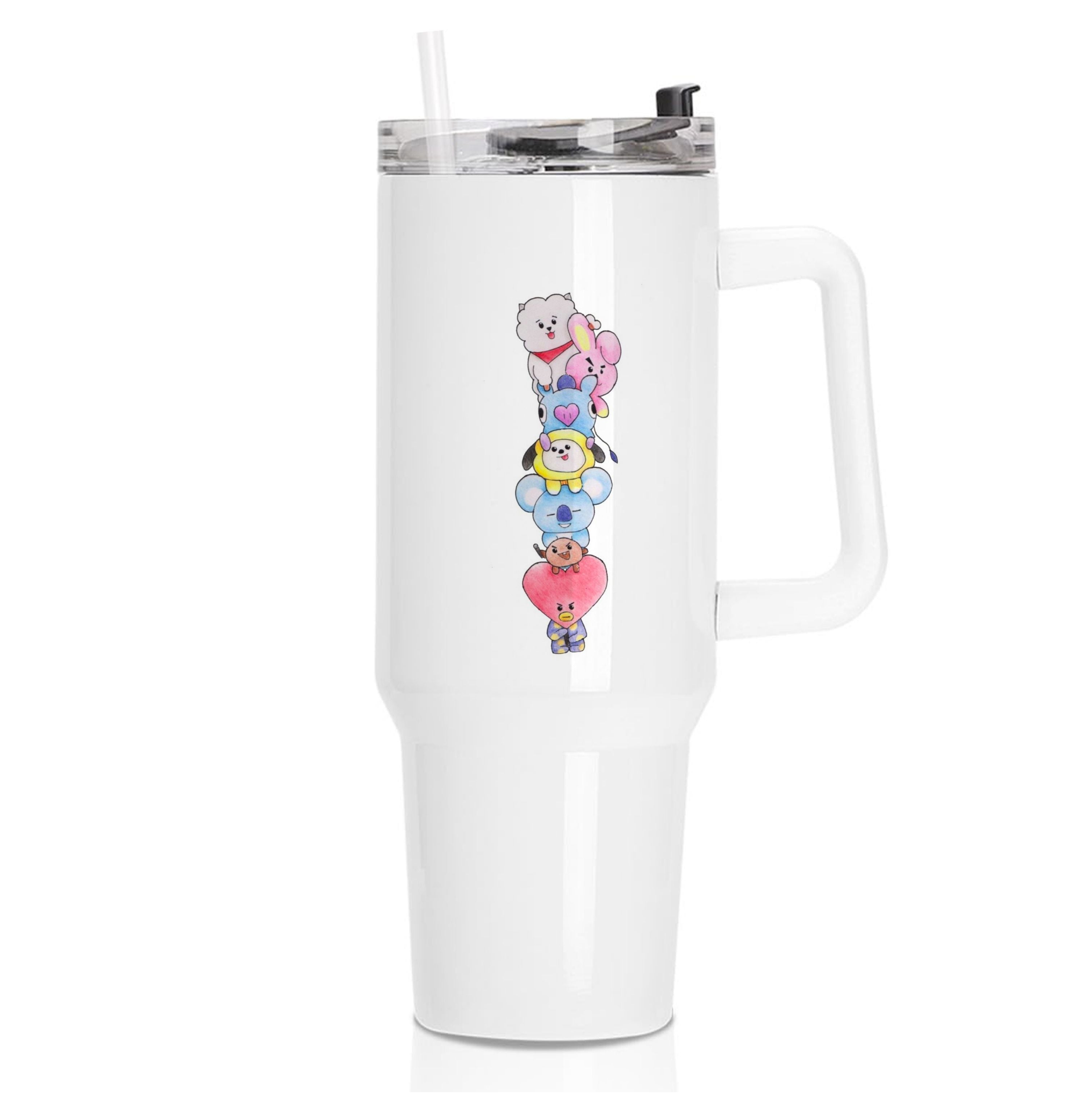 K-Pop Band BT21 Drawing Tumbler