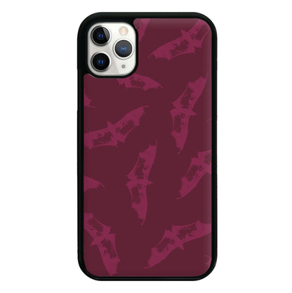Dark Pink Bats Pattern Phone Case