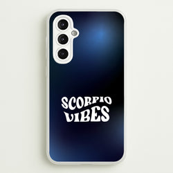 Scorpio Vibes Gradient Zodiac Galaxy A14 Case