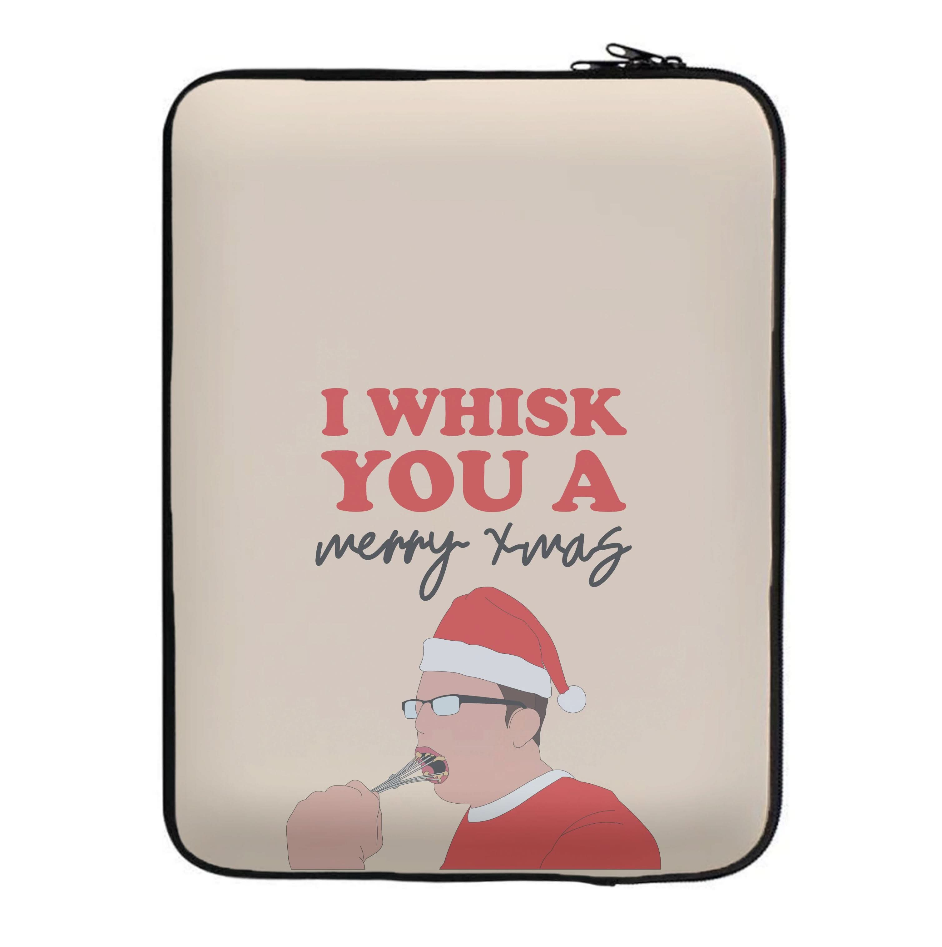 I Whisk You A Merry Christmas Laptop Sleeve