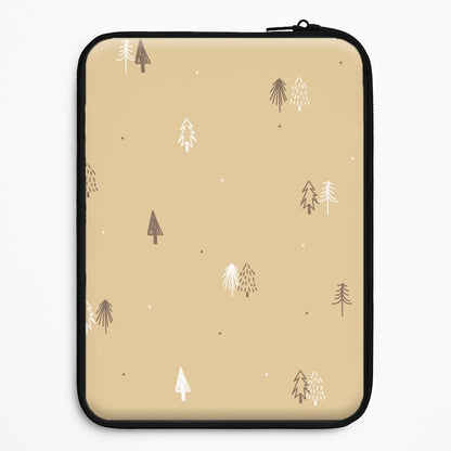 Minimal Christmas Trees Pattern Universal Laptop Sleeve