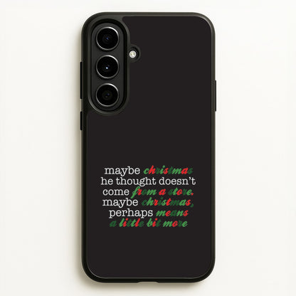Green Creature Quote Galaxy A56 Case