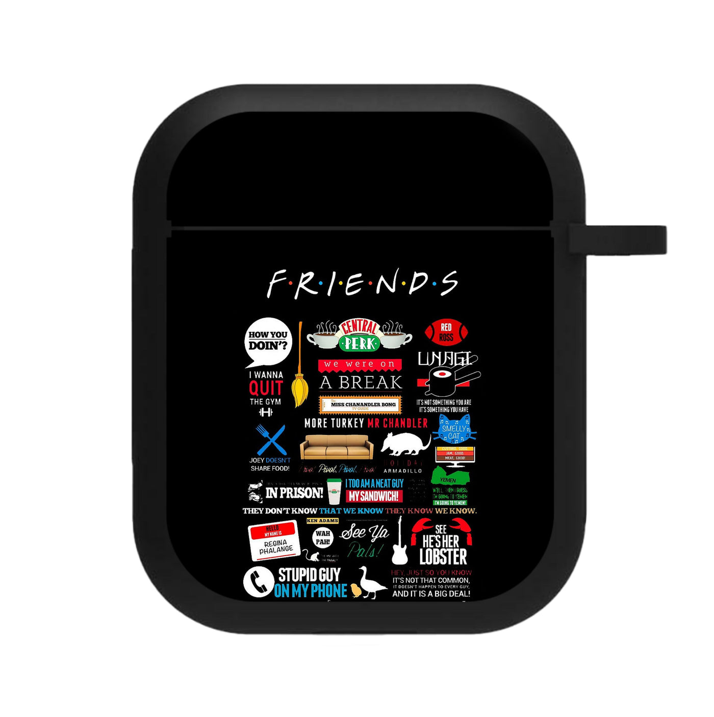 All The Quotes - Friends AirPods Case