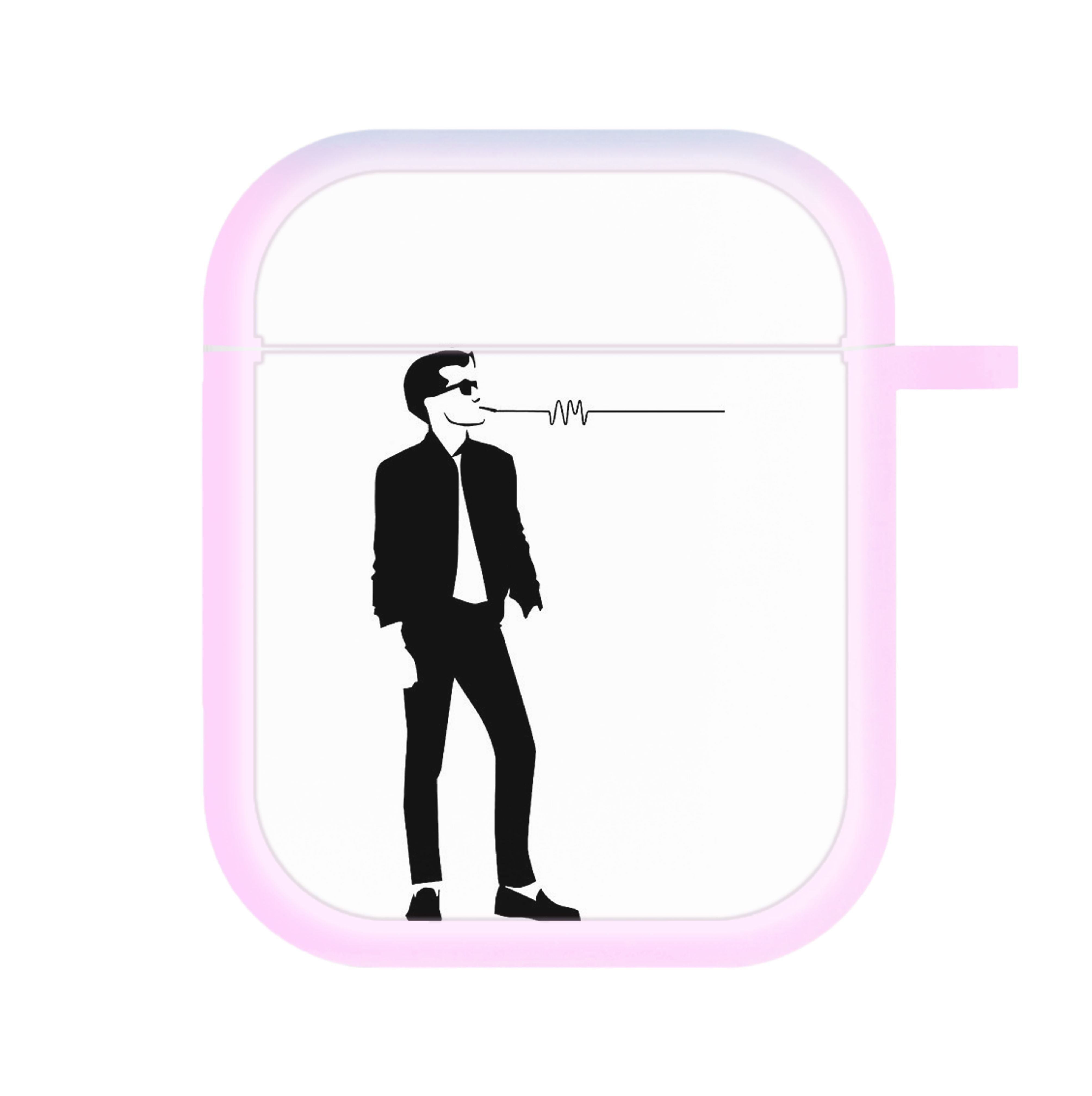 A Monkeys Silhouette AirPods Case