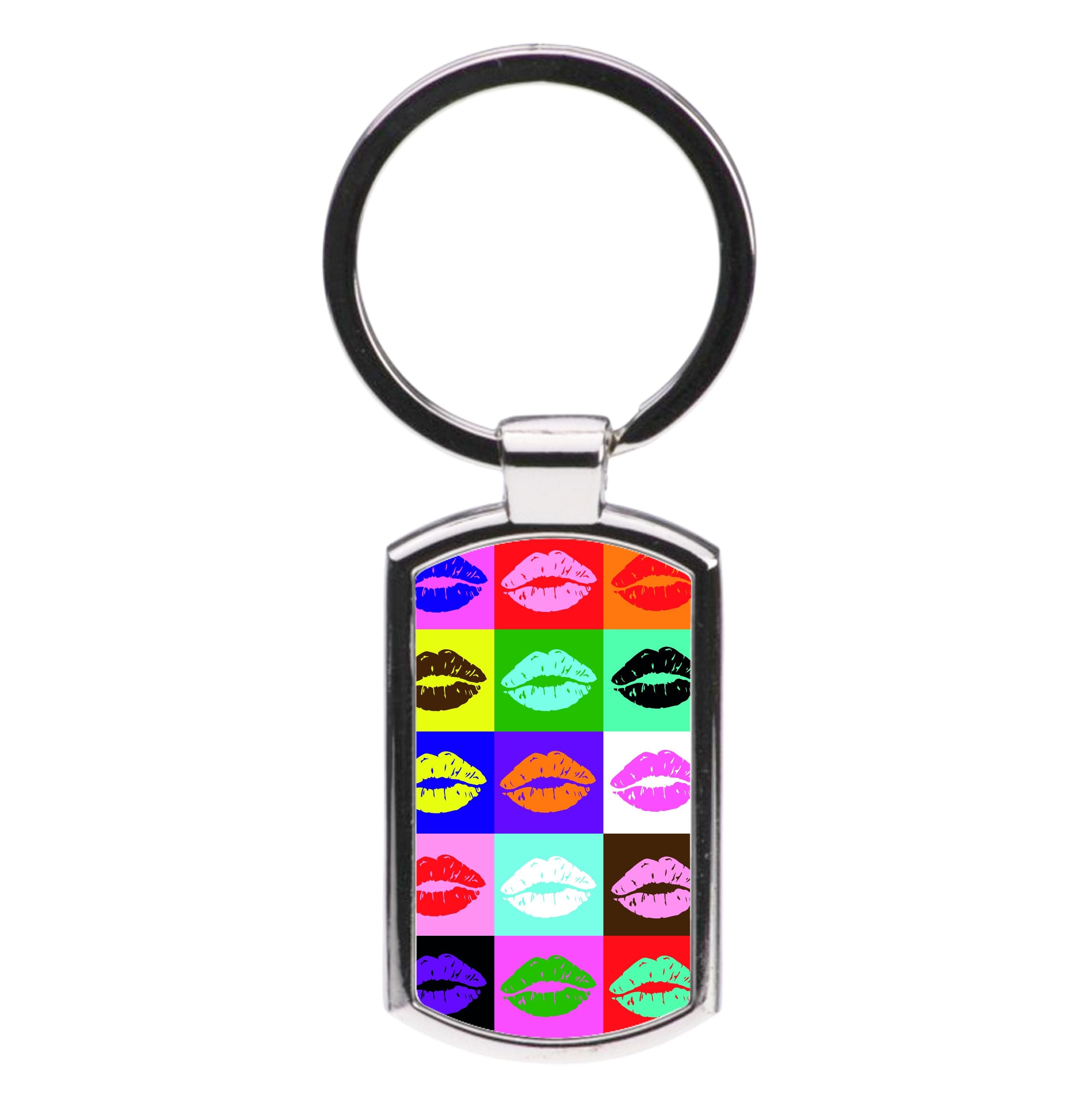 Lips Collage - Pride Luxury Keyring