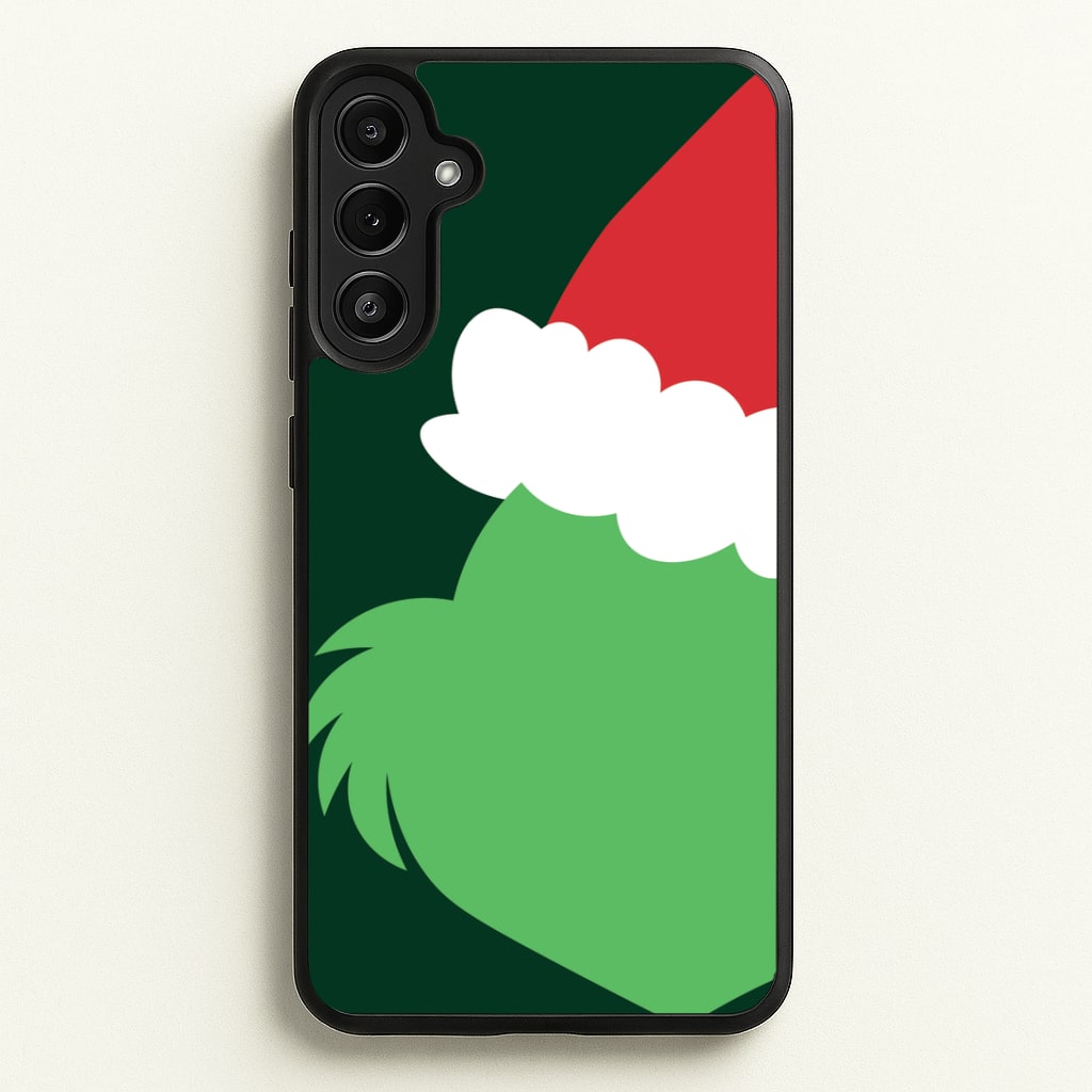 Green Creature Faceless Galaxy A34 Case