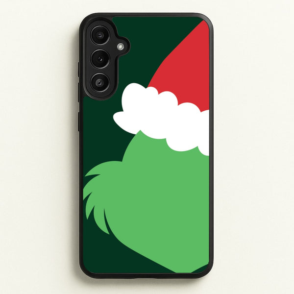 Green Creature Faceless Galaxy A34 Case