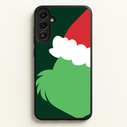Green Creature Faceless Galaxy A36 Case