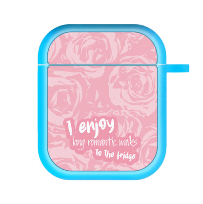 I Enjoy Long Romantic Walks - Funny Quotes AirPods Case