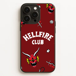 Hellfire Club Icons Collage Red iPhone 16 Pro Case
