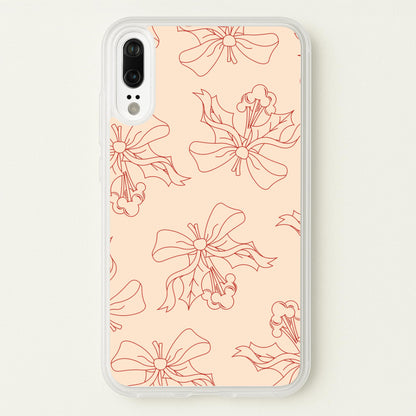 Cartoon Mouse Holly Pattern Huawei P20 Case