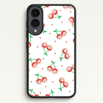 Cherry Angels Pattern Galaxy S25 Edge Case