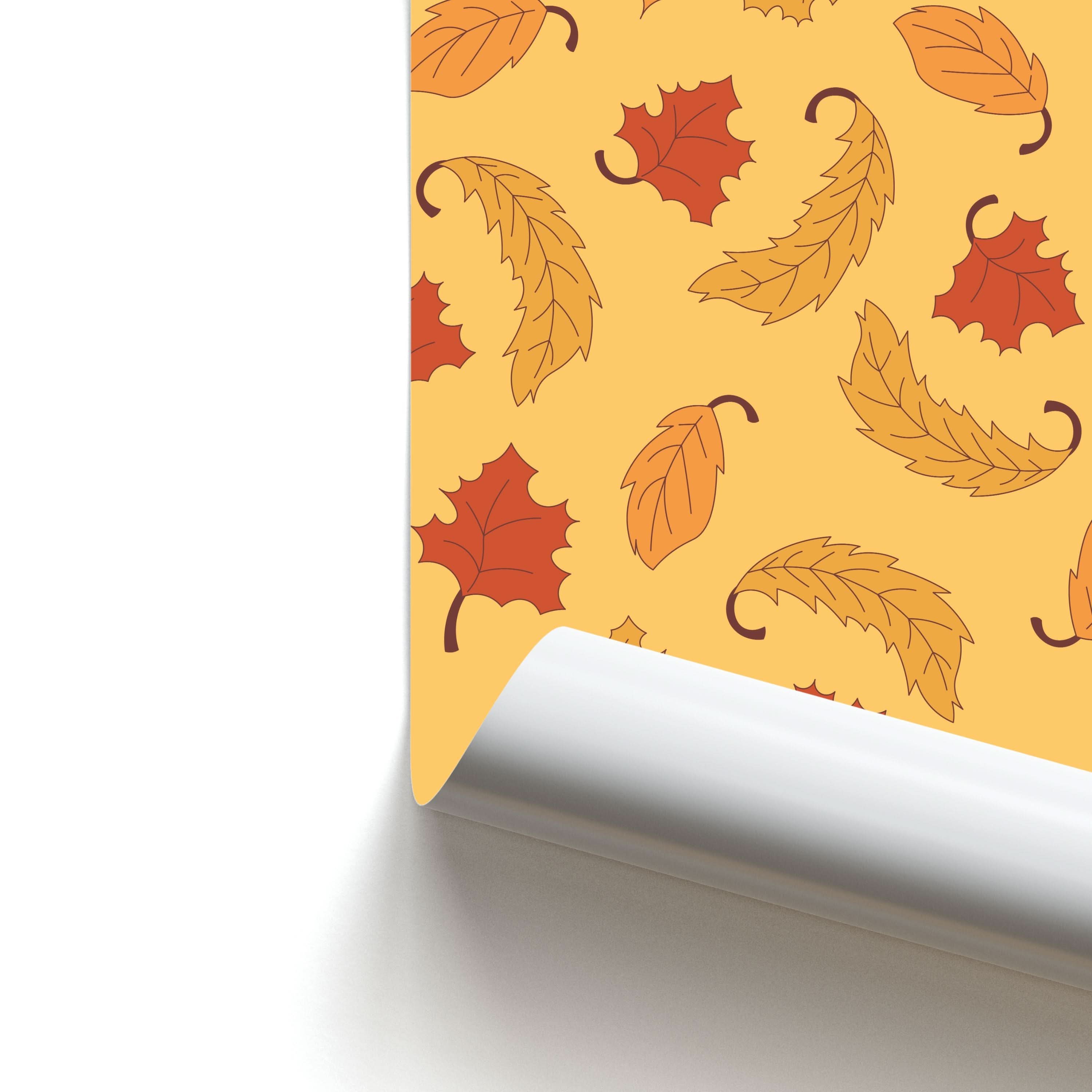 Leaves Assortment Pattern Poster