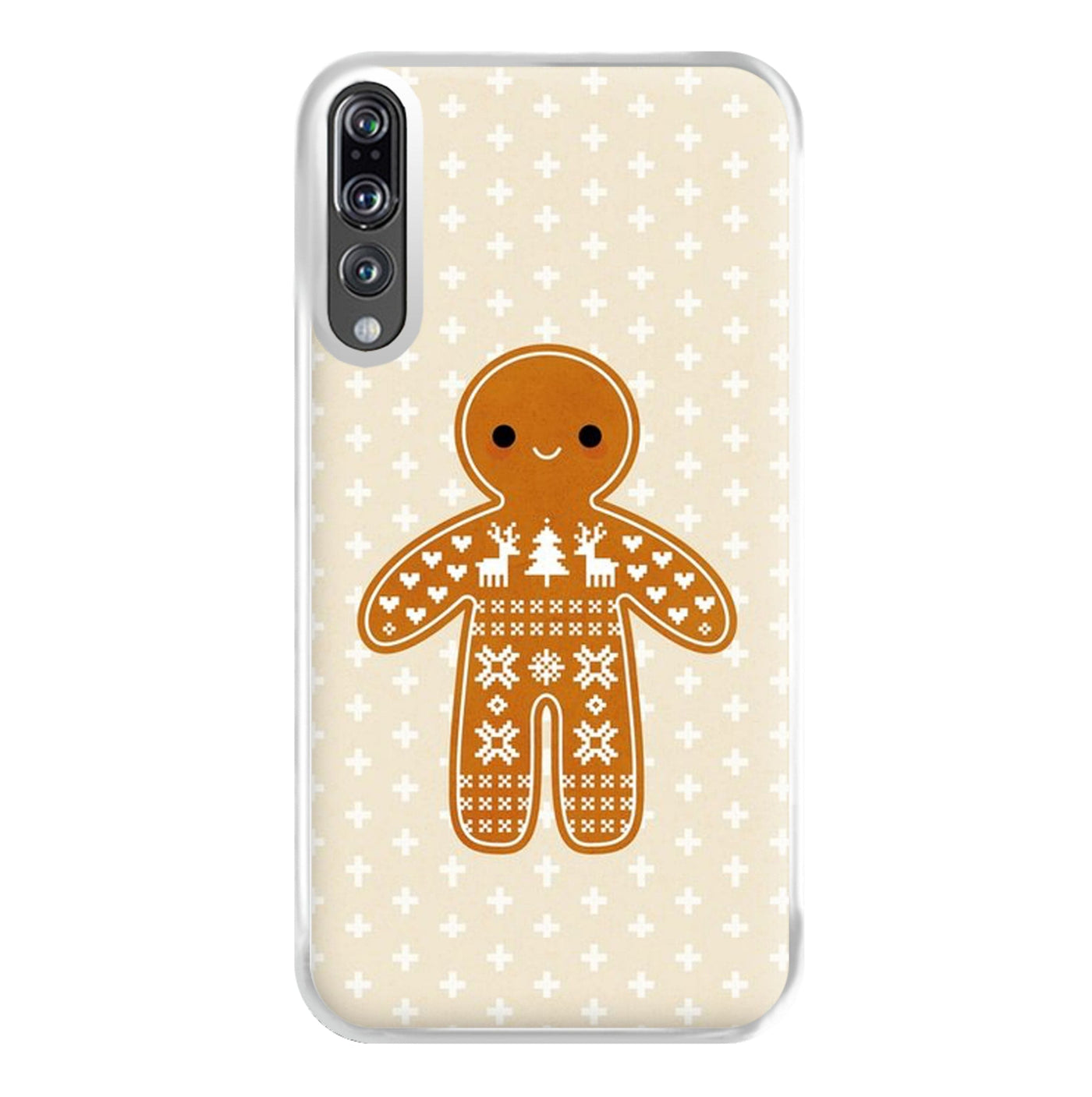 Christmas Jumper Pattern Gingerbread Man Phone Case