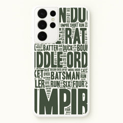 Cricket Wordscape Galaxy S21 Ultra Case