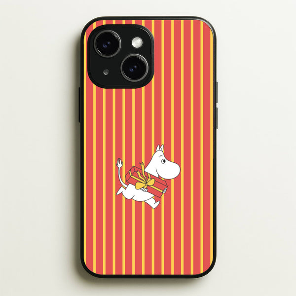 Red Present Moom iPhone 15 Case