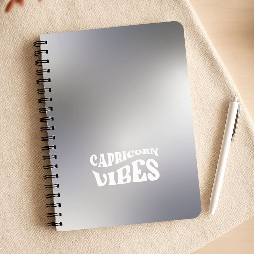 Capricorn Vibes Gradient Zodiac Notepad