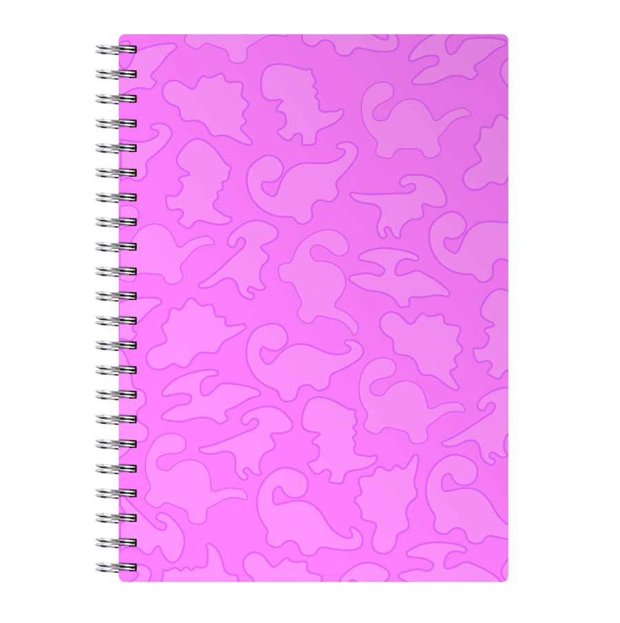 Pink Pattern - Dinosaurs Notebook