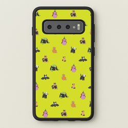 Halloween Plushies Pattern III - Halloween Galaxy S10 Case
