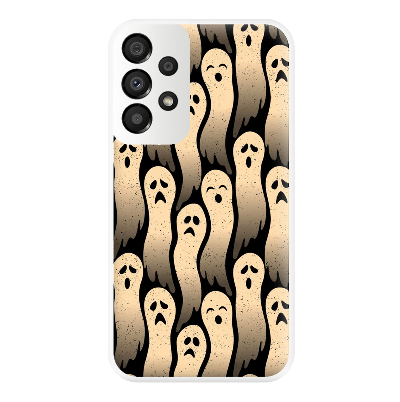 Vintage Wriggly Ghost Pattern Phone Case