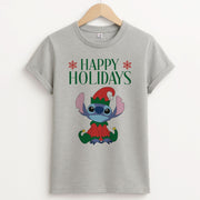 Cute Blue Alien Elf T-Shirt 2