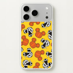 Pumpkin And Mummy Mouse Pattern iPhone 17 Pro Max Case