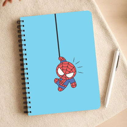 Blue Hanging Spider Hero Notepad