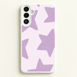 Lilac Stars Galaxy A36 Case