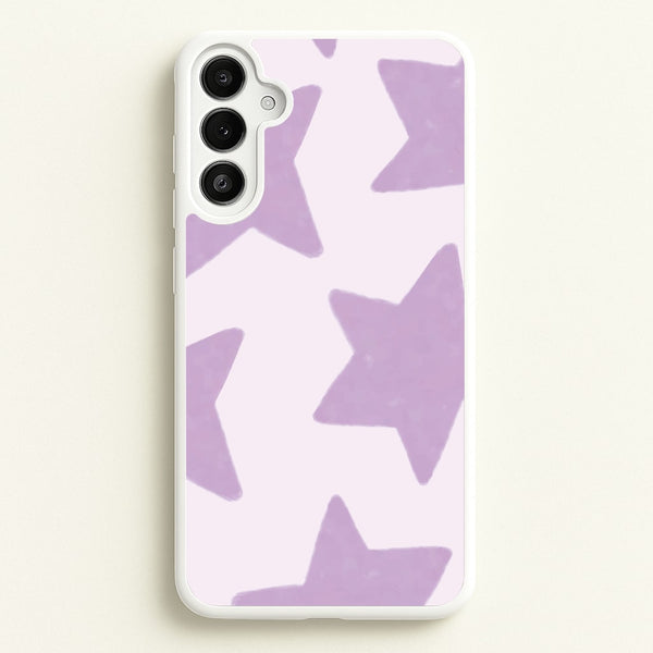 Lilac Stars Galaxy A36 Case