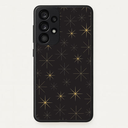 Christmas Gold Stars Pattern Galaxy A33 Case